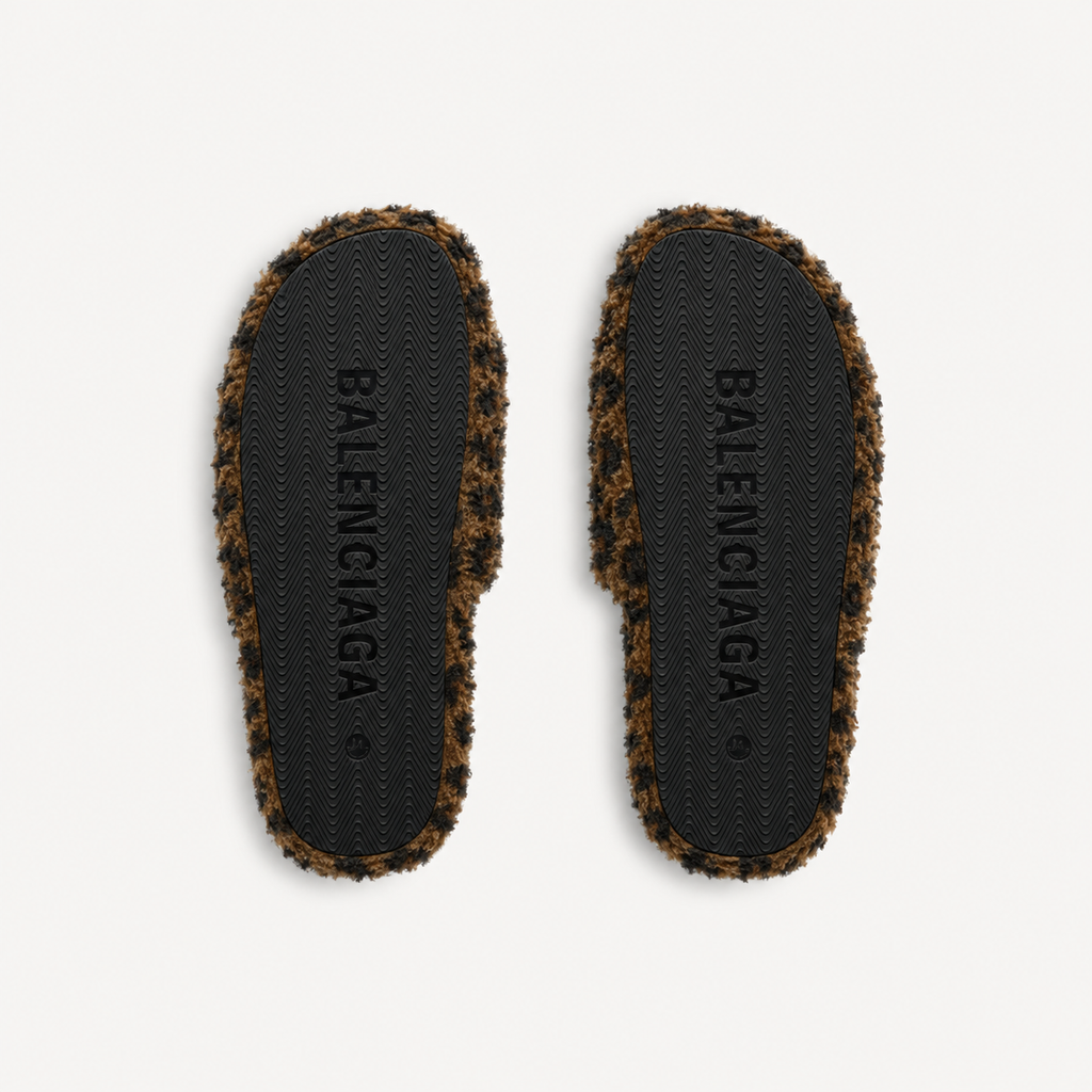 Balenciaga slide fur