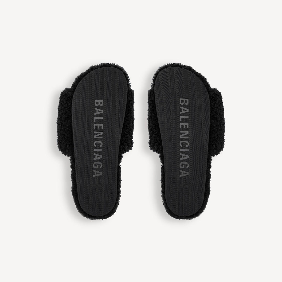 Balenciaga slide fur