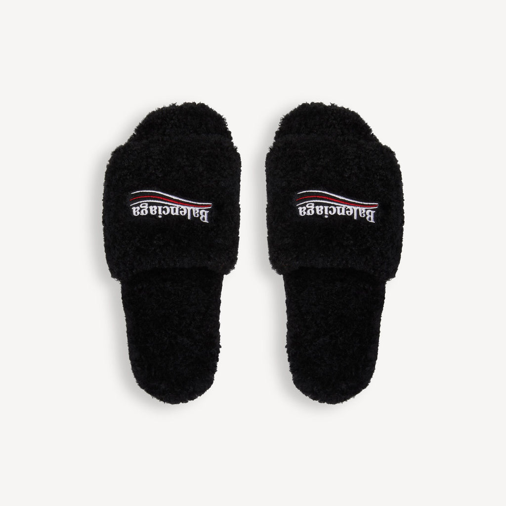 Balenciaga slide fur