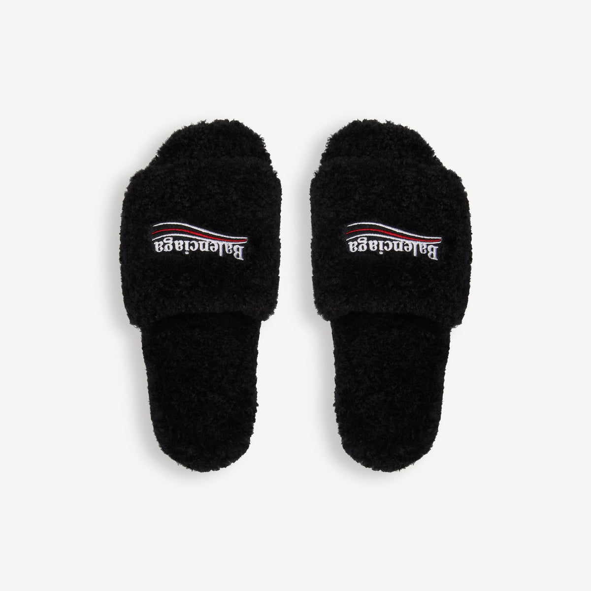 Balenciaga slide fur