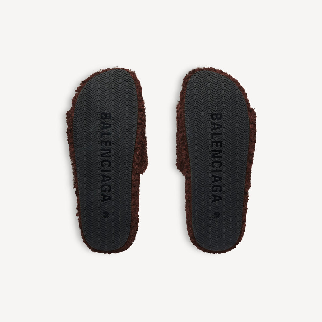 Balenciaga slide fur
