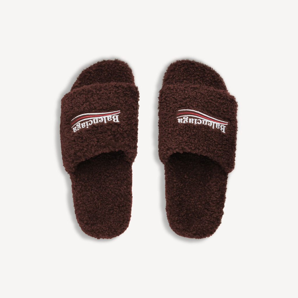 Balenciaga slide fur