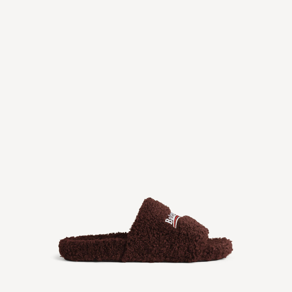 Balenciaga slide fur