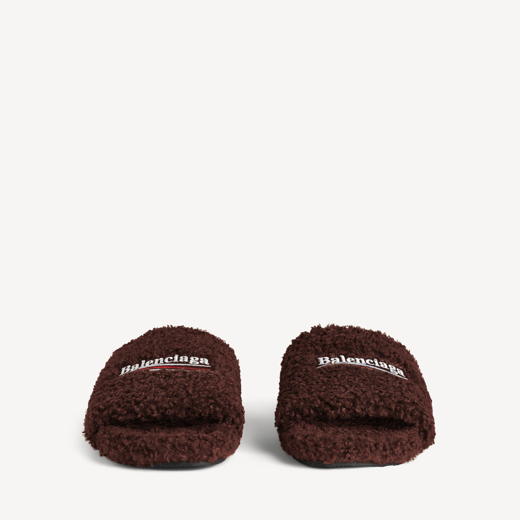 Balenciaga slide fur