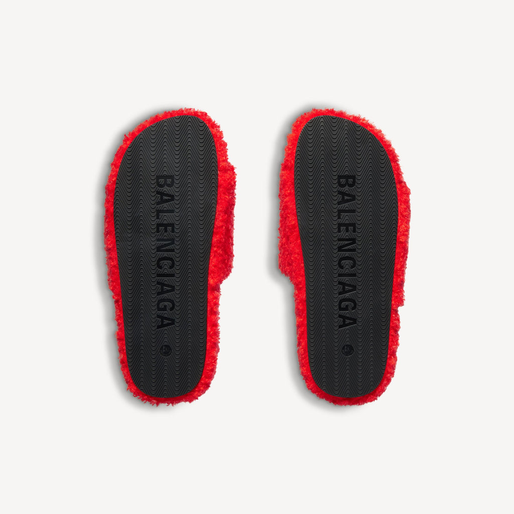 Balenciaga slide fur