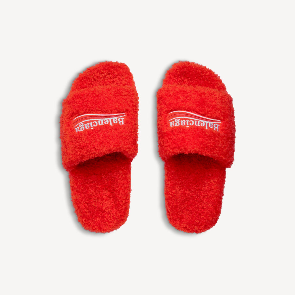 Balenciaga slide fur
