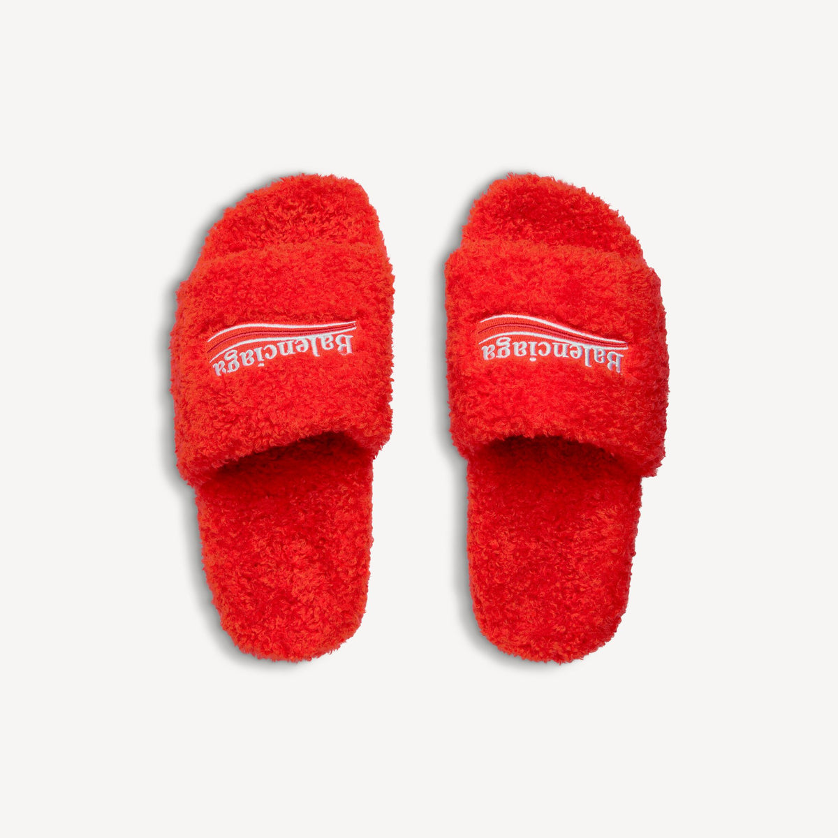 Balenciaga slide fur