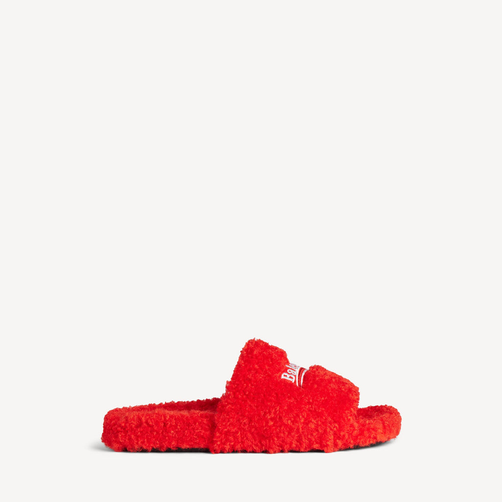 Balenciaga slide fur