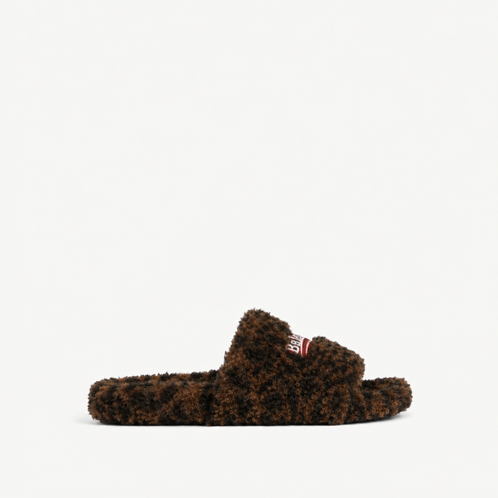 Balenciaga slide fur
