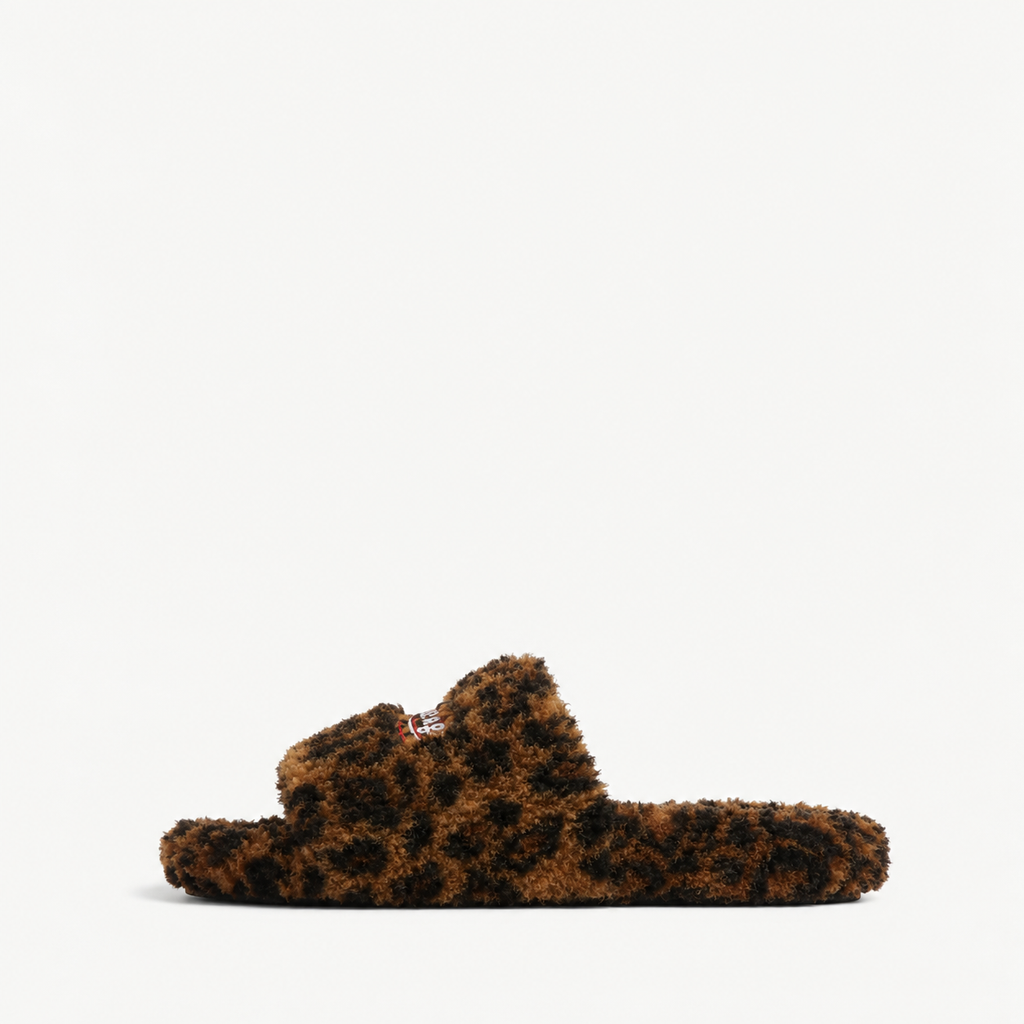 Balenciaga slide fur